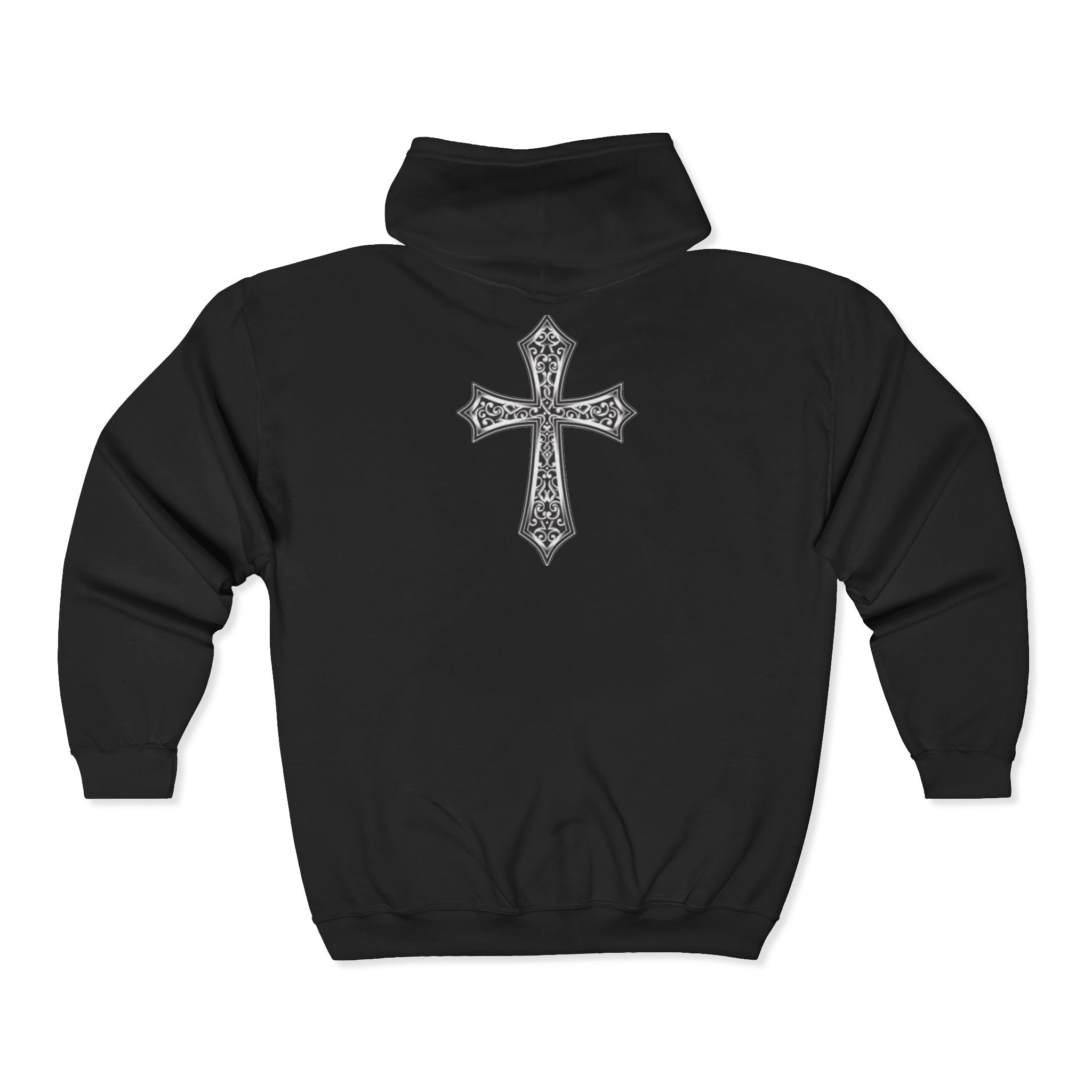 Cross Jacket | TAC Unisex Heavy Blend™ Full Zip Hooded Sweatshirt